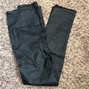Le Chateau Black Faux Leather Pants. Brand new. Never worn. Size 2